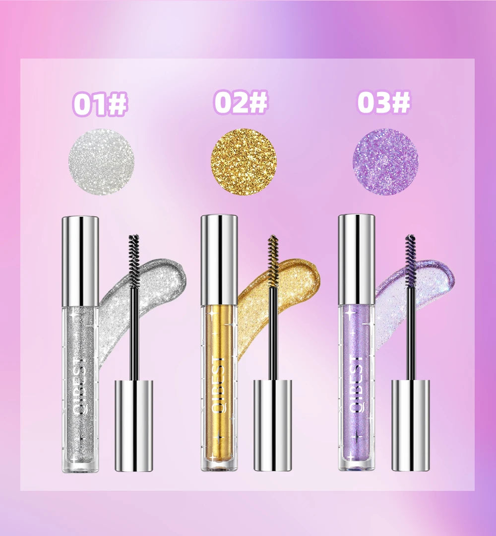 Diamond Glitter Mascara – Long Lasting Curl & Volume