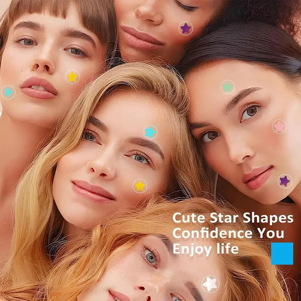 Colorful Star Pimple Patch – Acne Spot Concealer Stickers