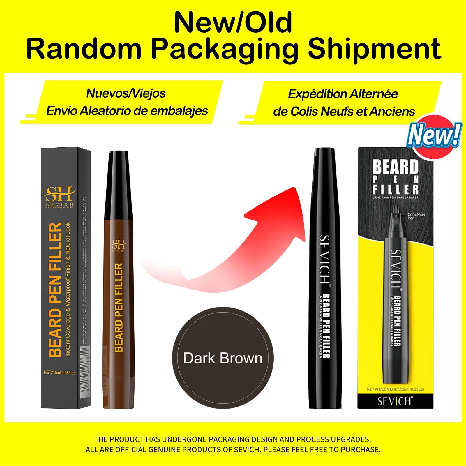 Waterproof Beard Pen Filler – Mustache & Beard Enhancer