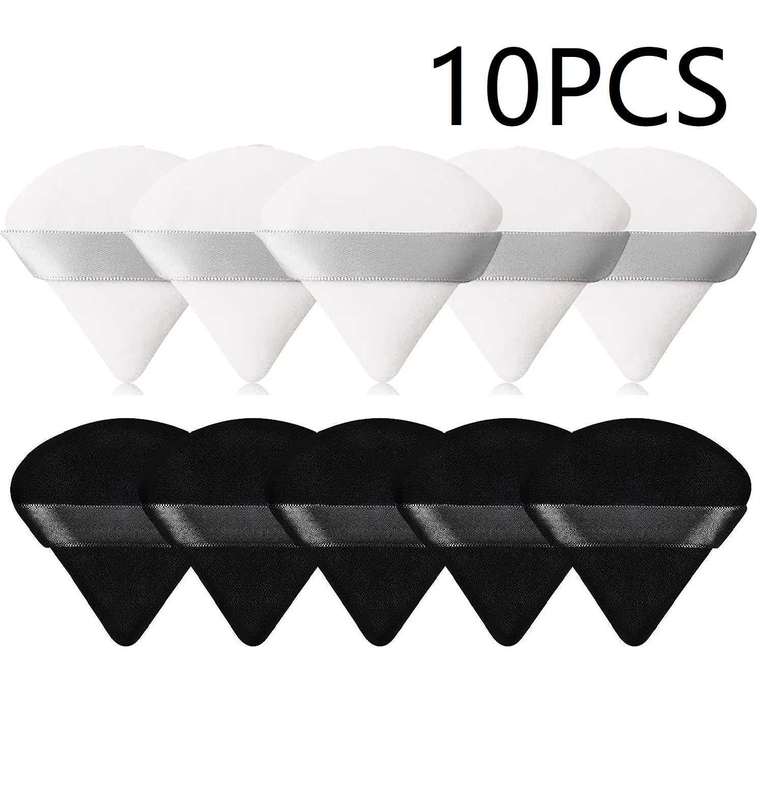 10PCS Triangle Makeup Sponge Puff Set