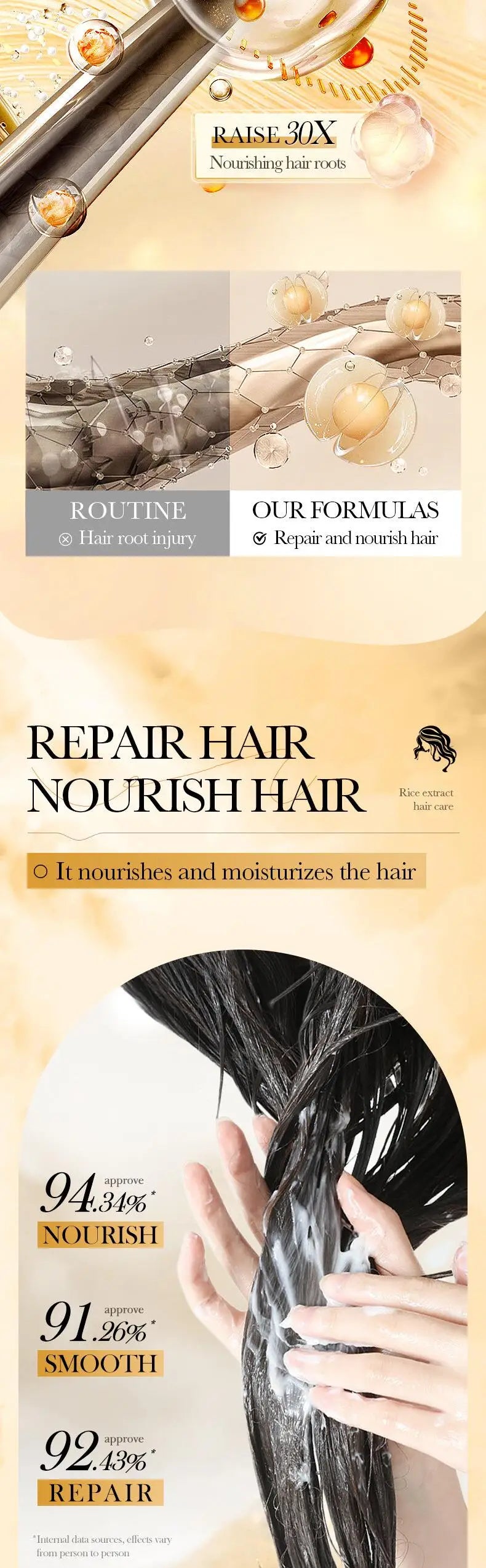Rice Keratin Hair Mask – 5-Second Repair & Nourishment