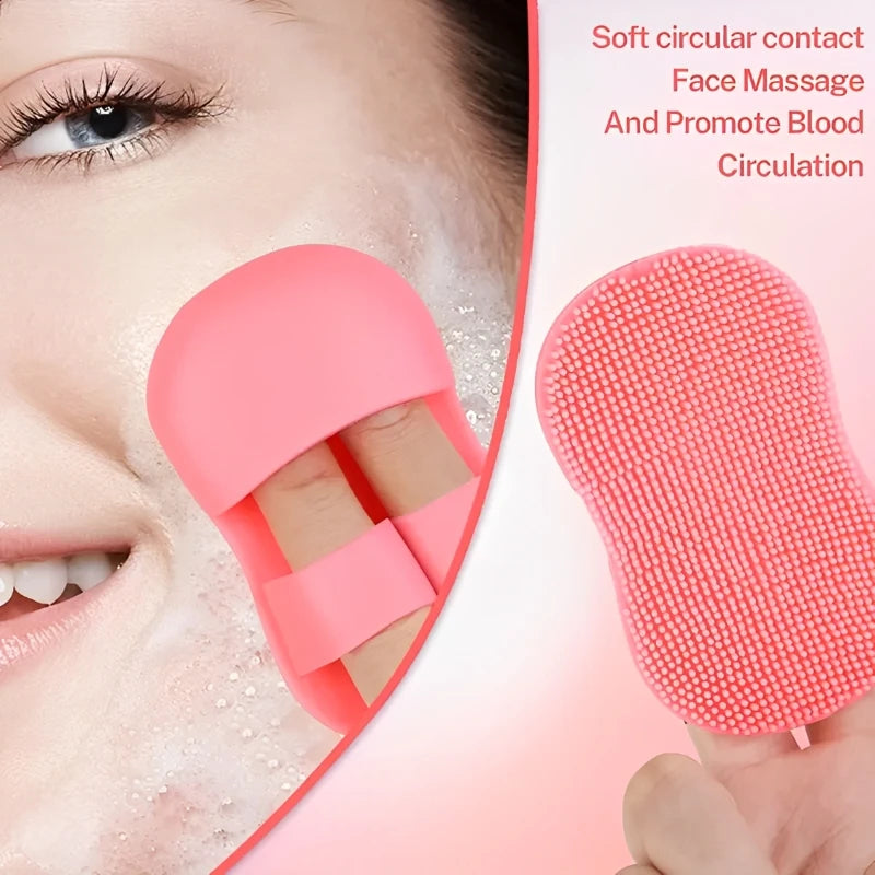 Silicone Face Scrubber – Deep Pore Exfoliating Brush