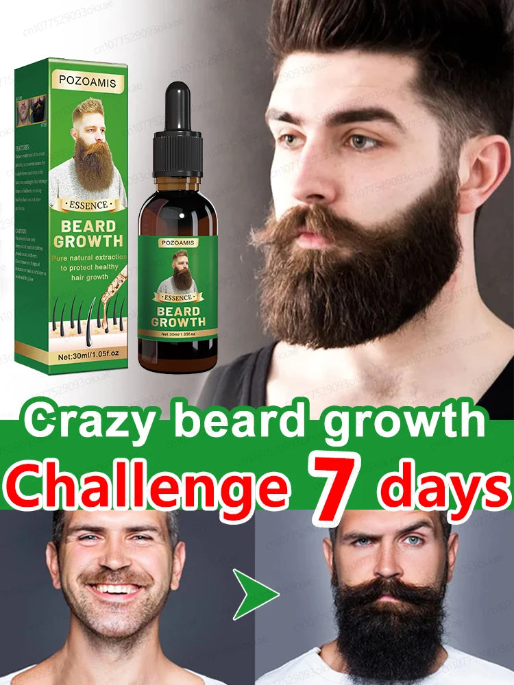 2025 Beard Growth Essence – Fast Hair Growth for Beard, Chest, Legs & Scalp