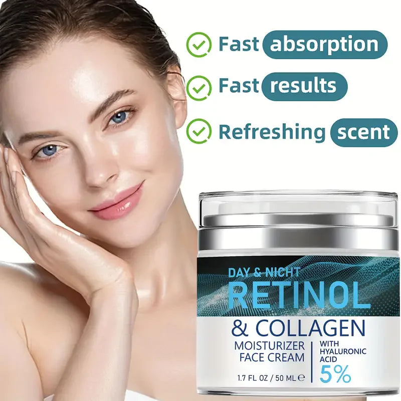 ENVISHA Retinol Collagen Face Cream – Anti-Aging & Moisturizing