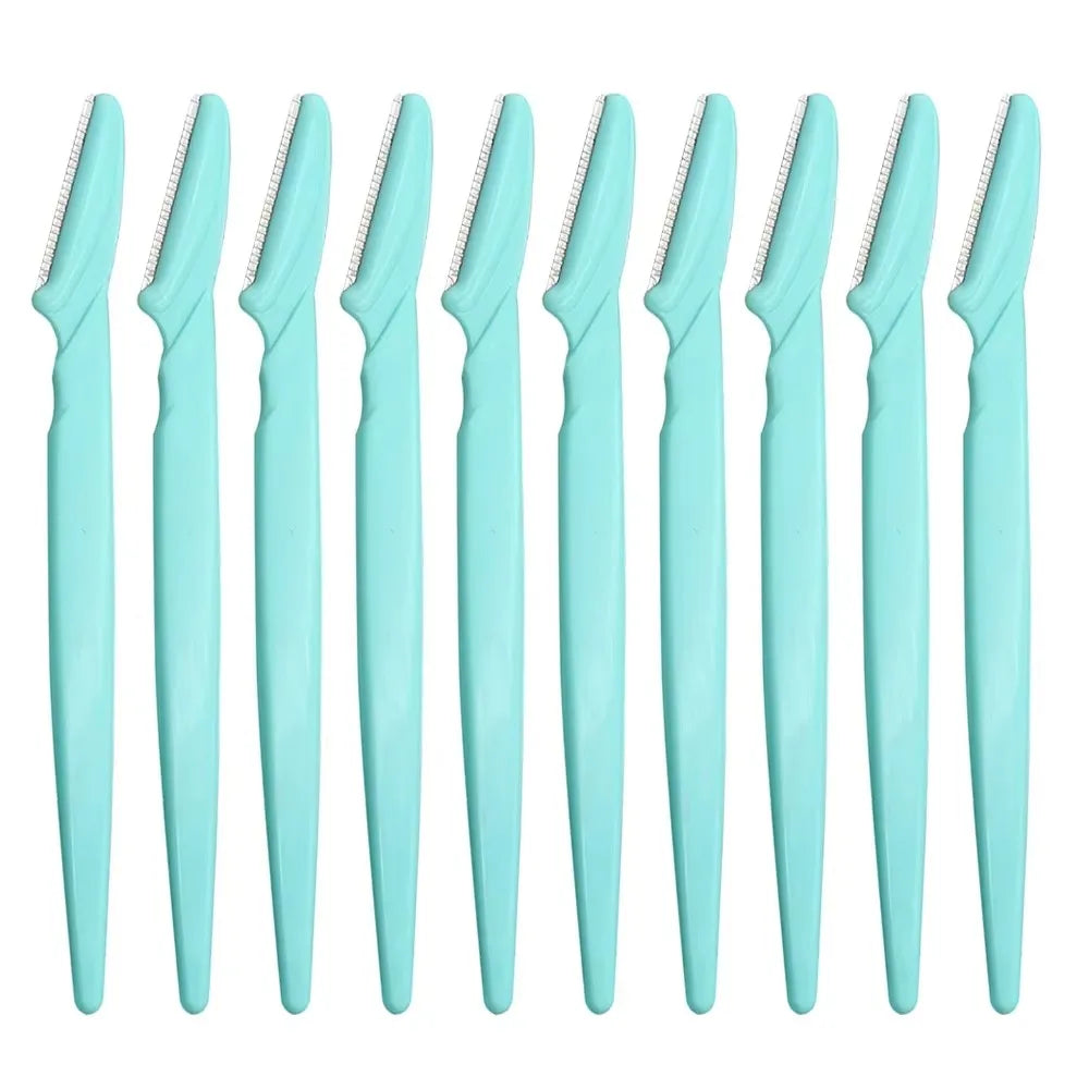 KSHBO Eyebrow & Facial Razor – 10Pcs Dermaplaning Tool