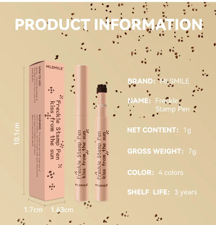Natural Freckle Pen – Waterproof Face Dot Makeup
