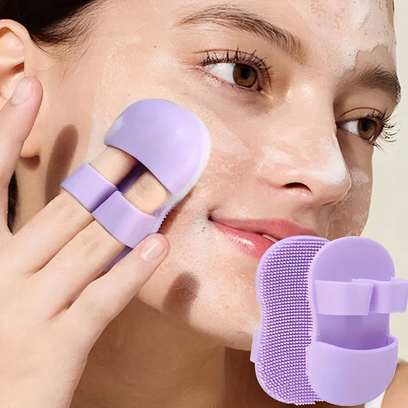 Silicone Face Scrubber – Deep Pore Exfoliating Brush