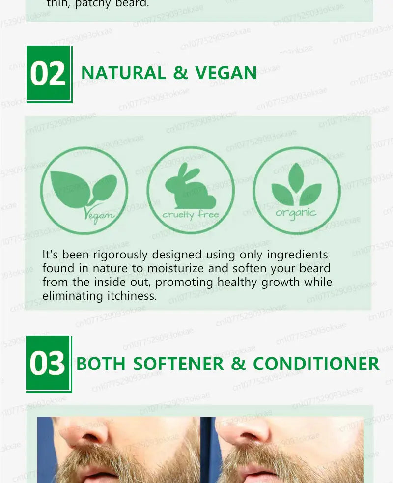 2025 Beard Growth Essence – Fast Hair Growth for Beard, Chest, Legs & Scalp