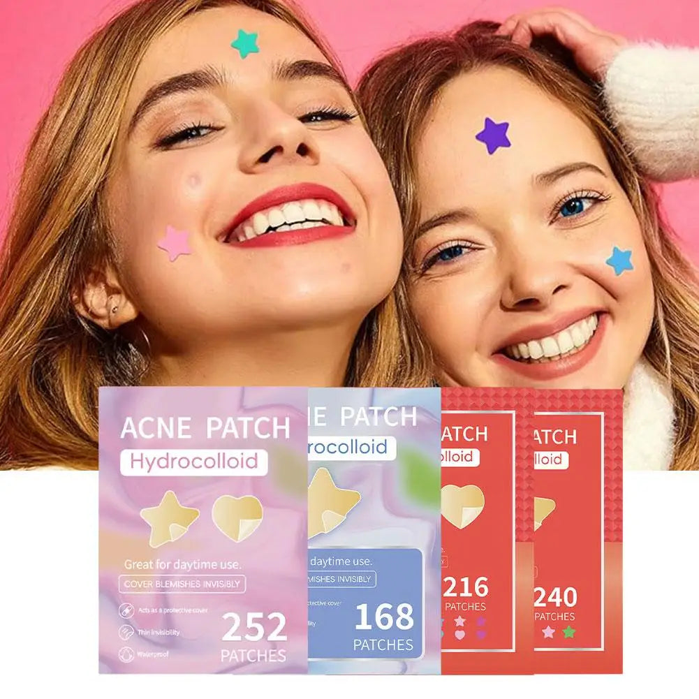 Colorful Star Pimple Patch – Acne Spot Concealer Stickers