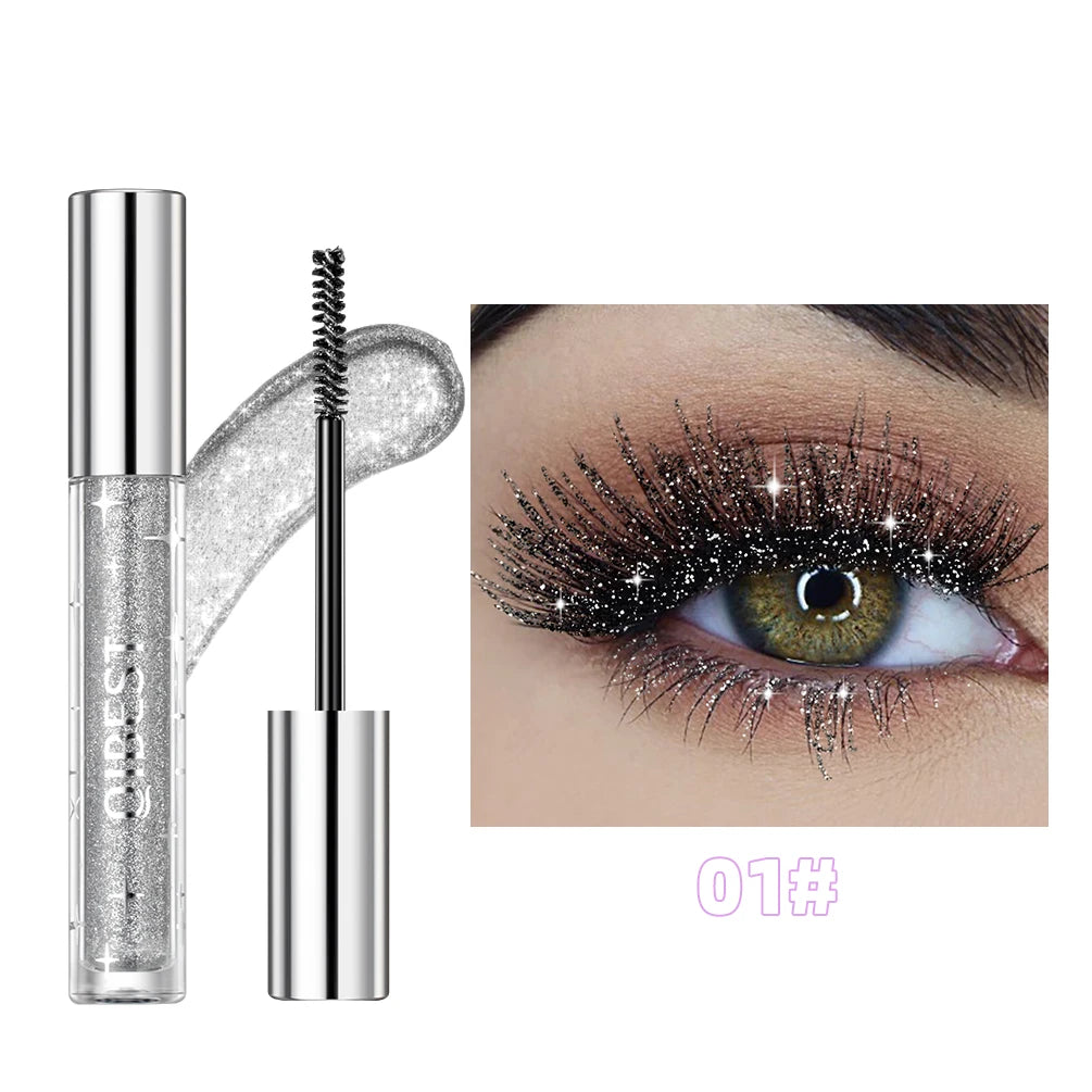 Diamond Glitter Mascara – Long Lasting Curl & Volume
