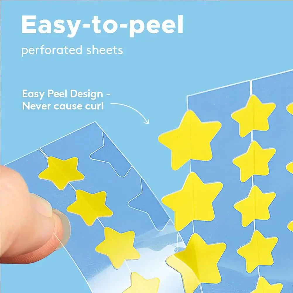 Colorful Star Pimple Patch – Acne Spot Concealer Stickers