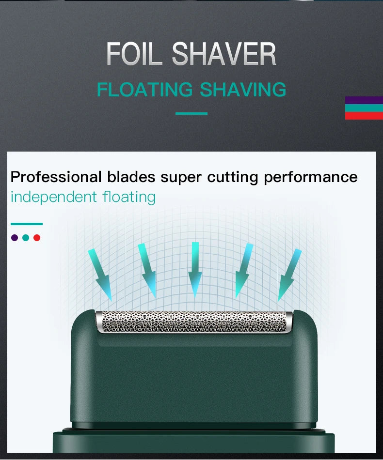 VGR V-390 Mini Cordless Beard Trimmer – Single Blade