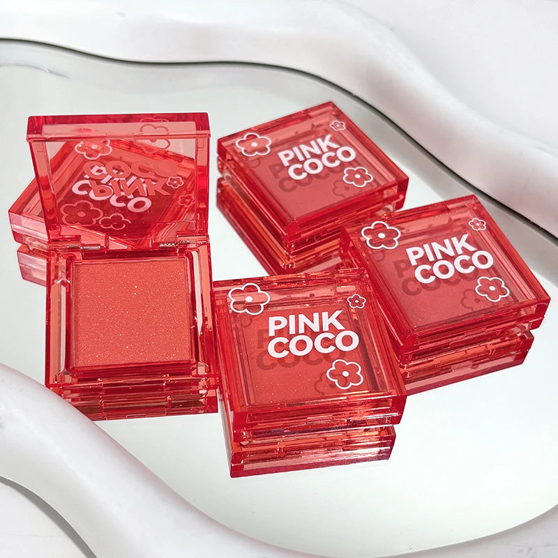 PINKCOCO Soft Shimmer Blush – Multi-Use Single Color