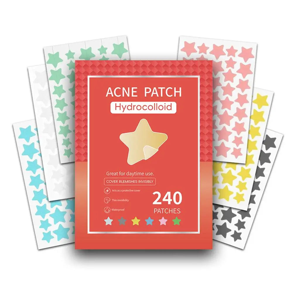 Colorful Star Pimple Patch – Acne Spot Concealer Stickers