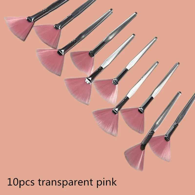 Fan-Shaped Foundation & Mask Makeup Brush – 10/20/50PCS