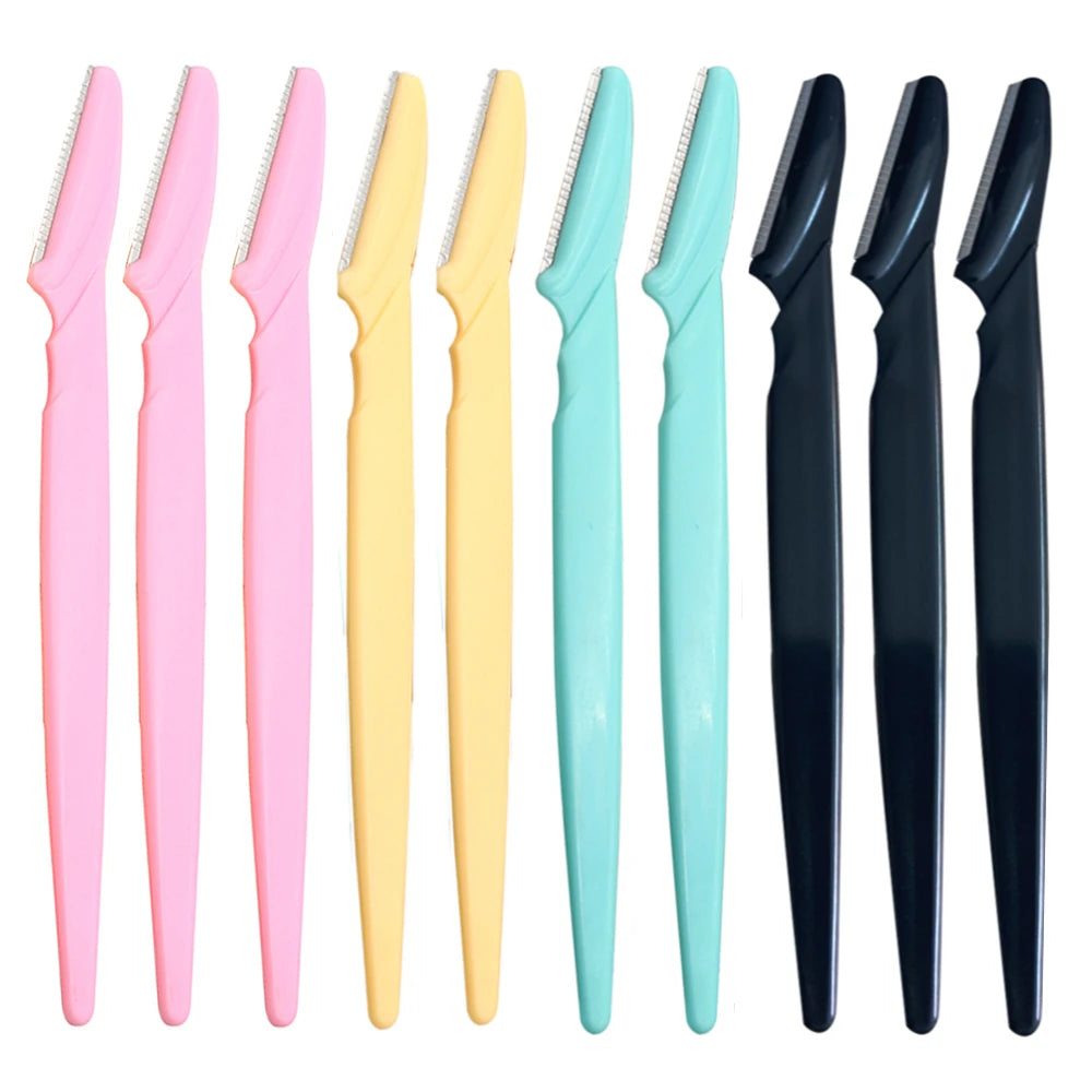 KSHBO Eyebrow & Facial Razor – 10Pcs Dermaplaning Tool