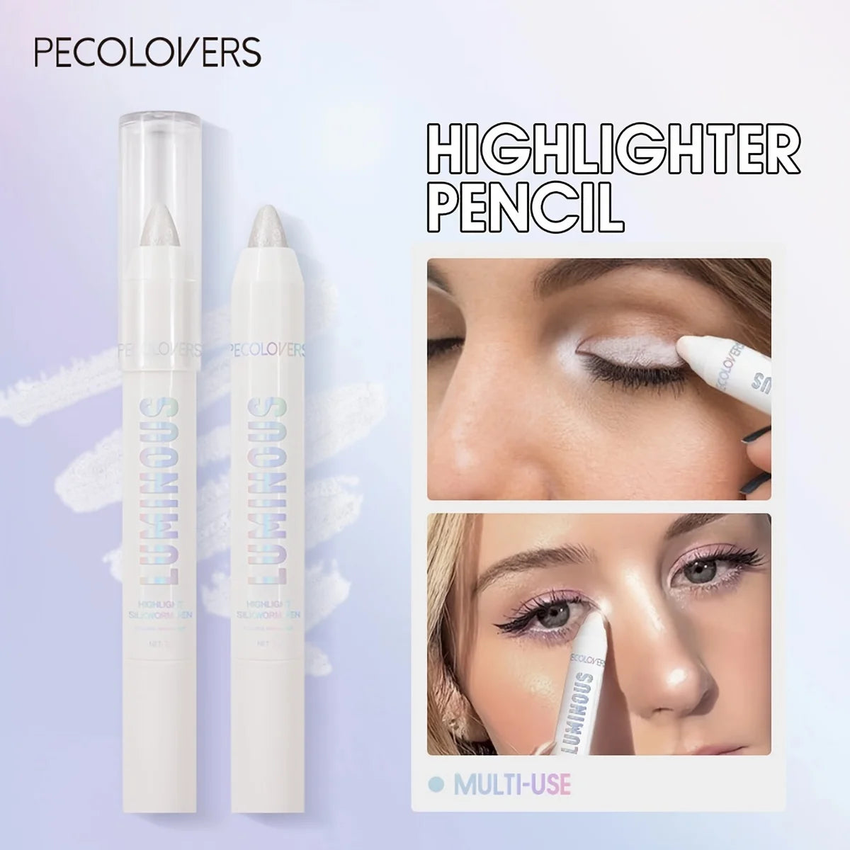 Brightening Highlighter Pen – Waterproof Glitter Eyeshadow Stick