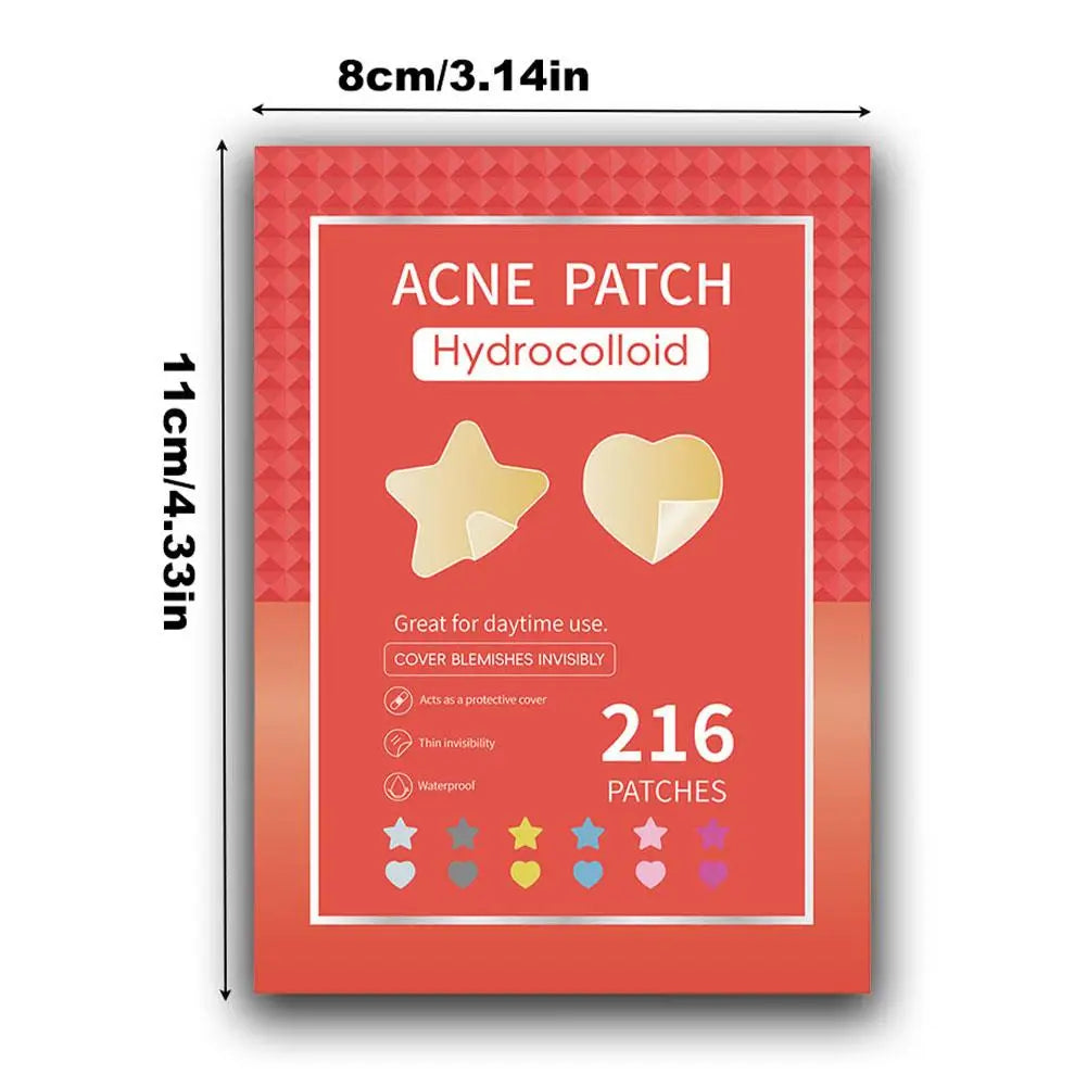 Colorful Star Pimple Patch – Acne Spot Concealer Stickers