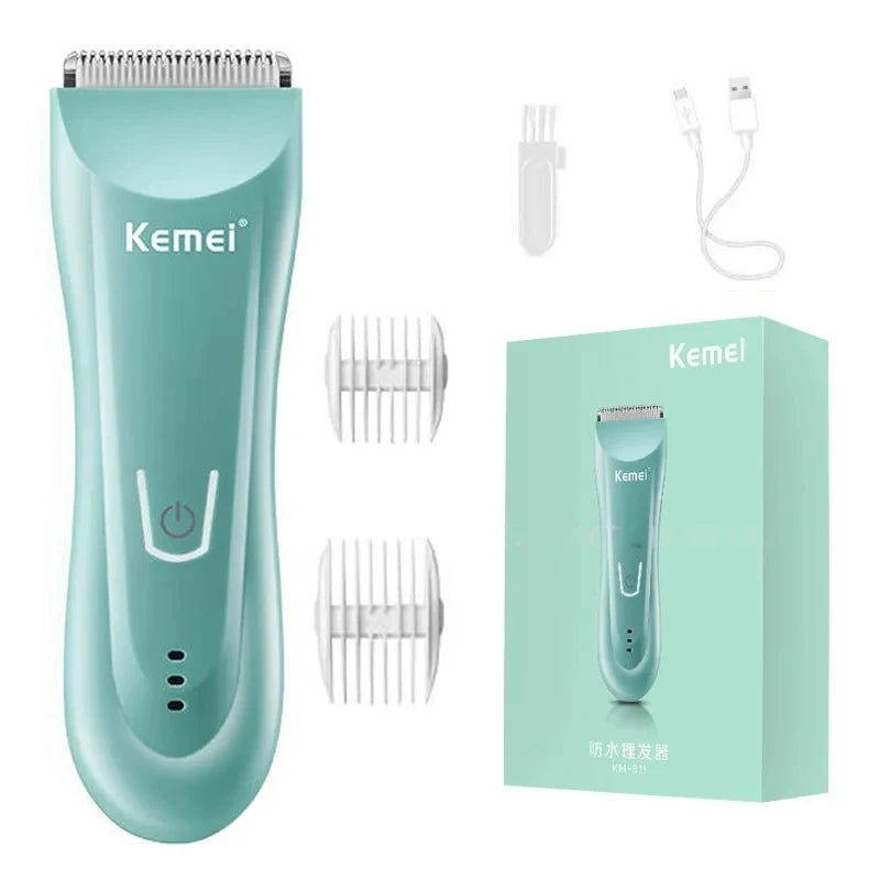 Kemei Wet & Dry Body Trimmer – Men’s Grooming Kit