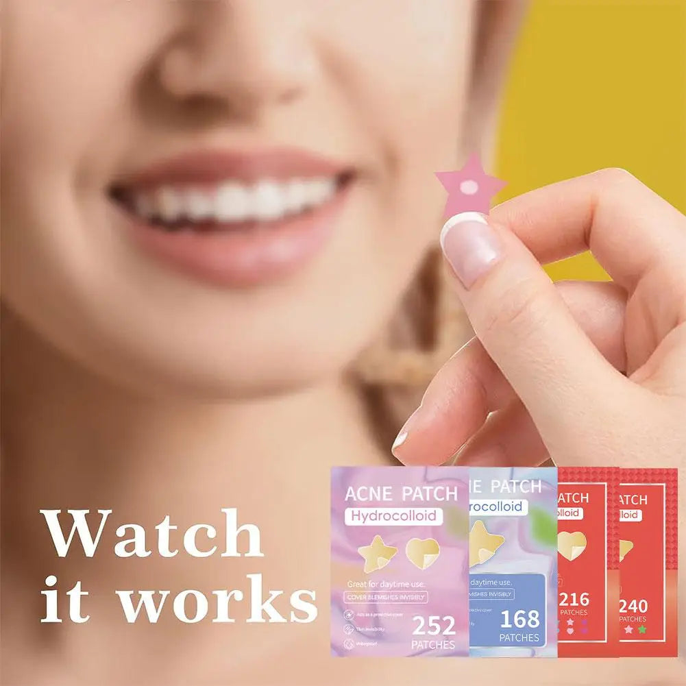 Colorful Star Pimple Patch – Acne Spot Concealer Stickers