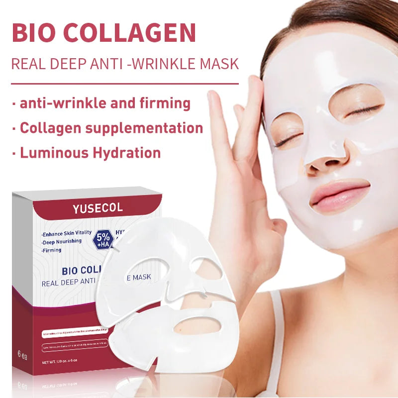 Korean Bio Collagen Face Mask – Hydrating & Anti-Aging