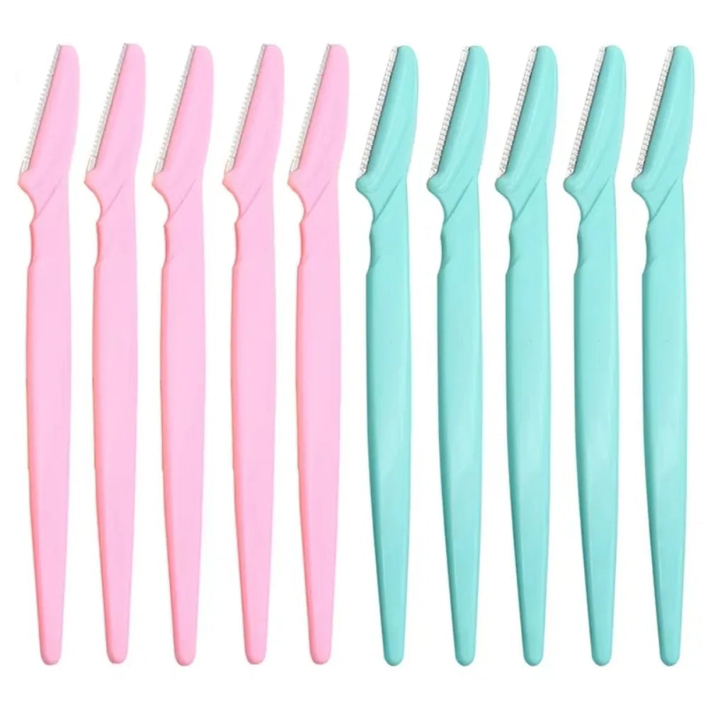 KSHBO Eyebrow & Facial Razor – 10Pcs Dermaplaning Tool