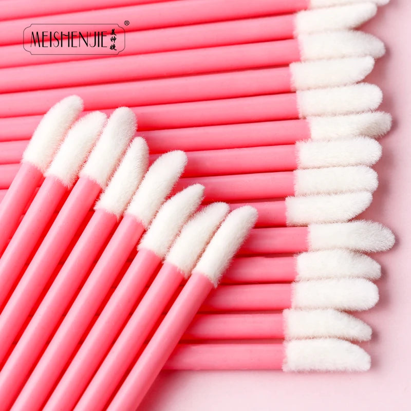 50/1000PCS Lip & Eyelash Brush Applicator Wands