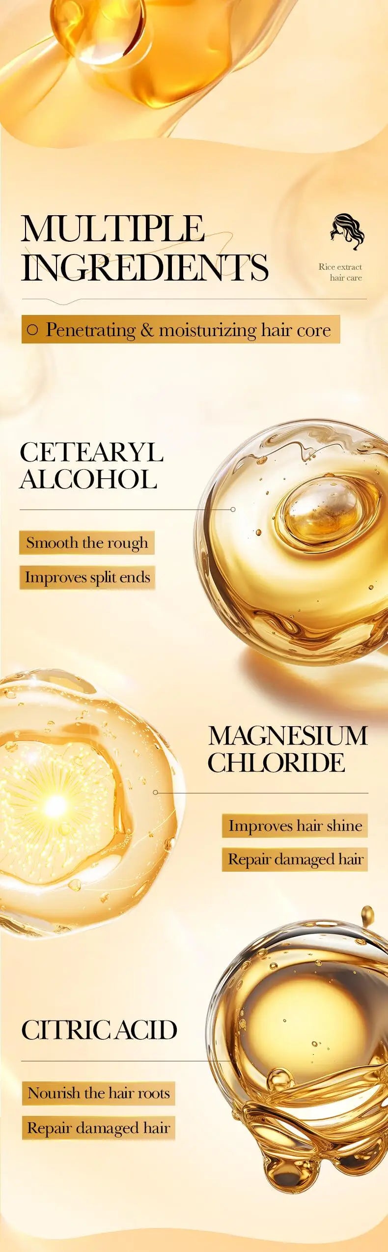 Rice Keratin Hair Mask – 5-Second Repair & Nourishment