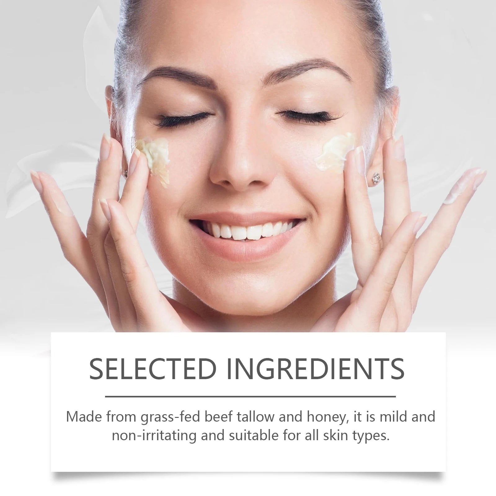 Beef Tallow Face Cream – Moisturizing & Skin Firming