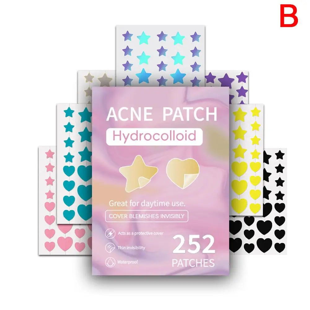 Colorful Star Pimple Patch – Acne Spot Concealer Stickers