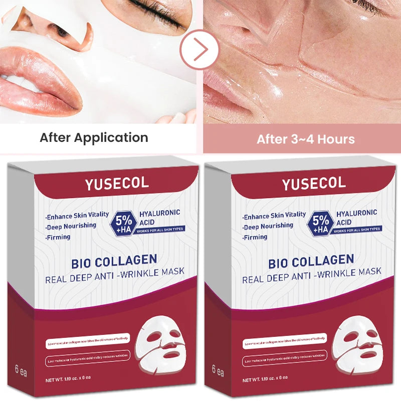 Korean Bio Collagen Face Mask – Hydrating & Anti-Aging