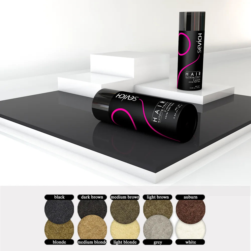 Sevich Hair Building Fibers – 25g Keratin Powder