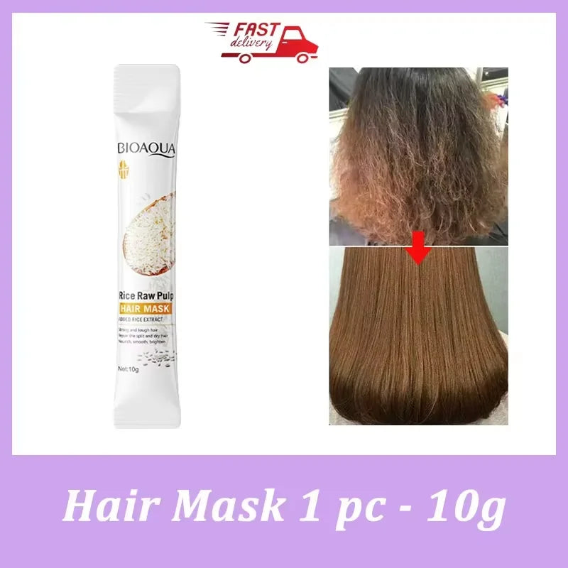 Rice Keratin Hair Mask – 5-Second Repair & Nourishment