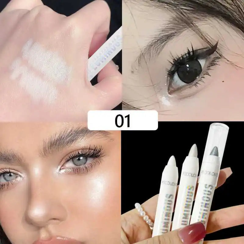 Brightening Highlighter Pen – Waterproof Glitter Eyeshadow Stick
