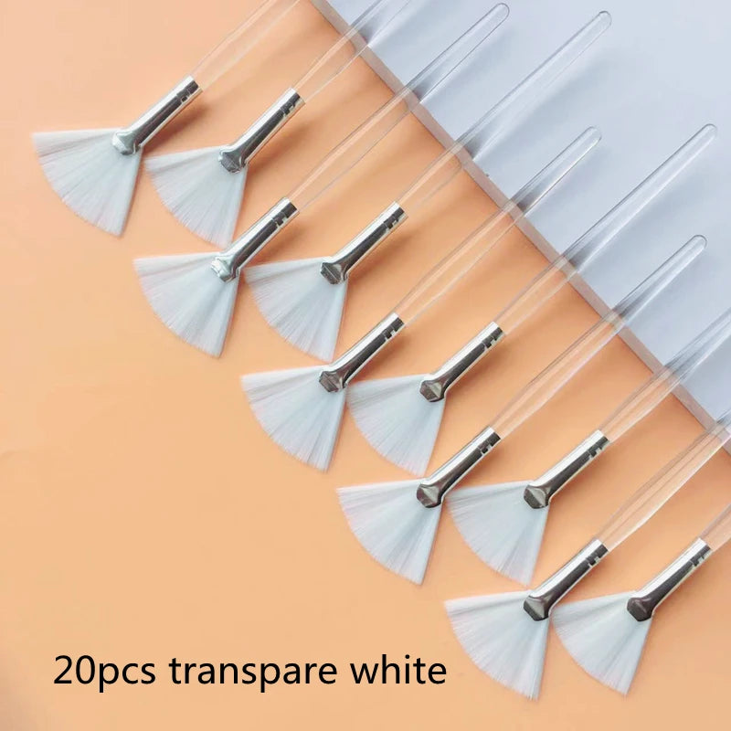 Fan-Shaped Foundation & Mask Makeup Brush – 10/20/50PCS