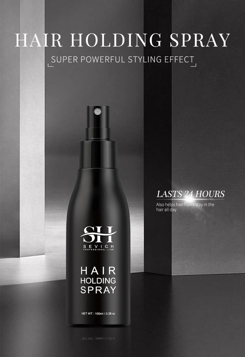 SEVICH Hair Fiber Holding Spray – 100ml Thickening Mist