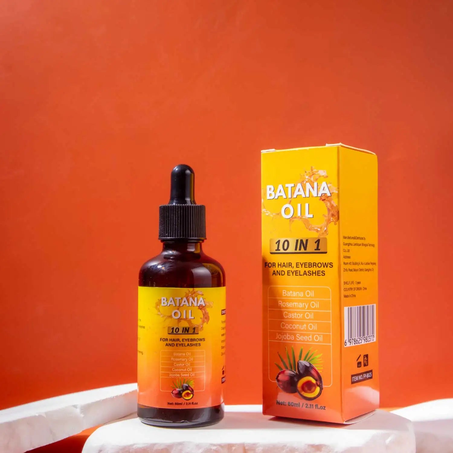 10-in-1 Batana Oil – Hair, Eyebrow & Eyelash Growth