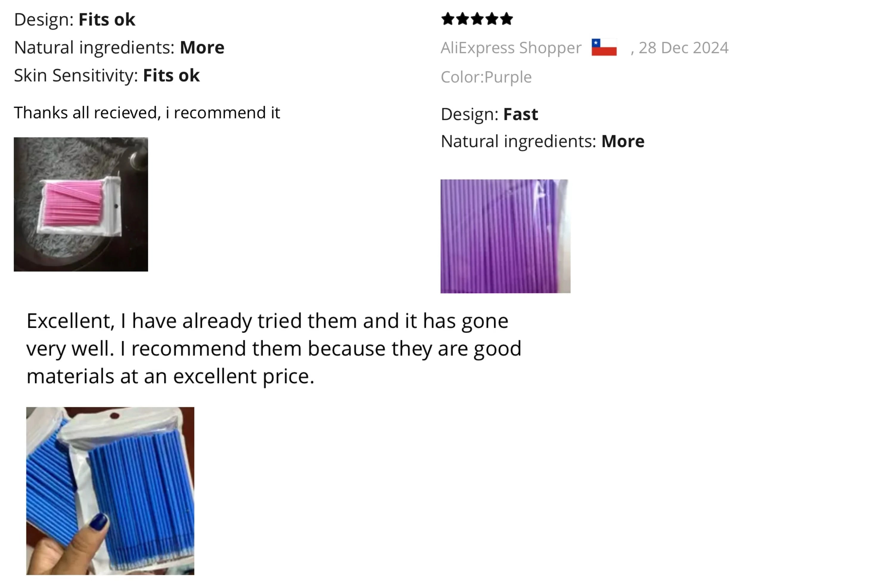 100/200PCS Micro Cotton Swab Brushes – Eyelash Extension