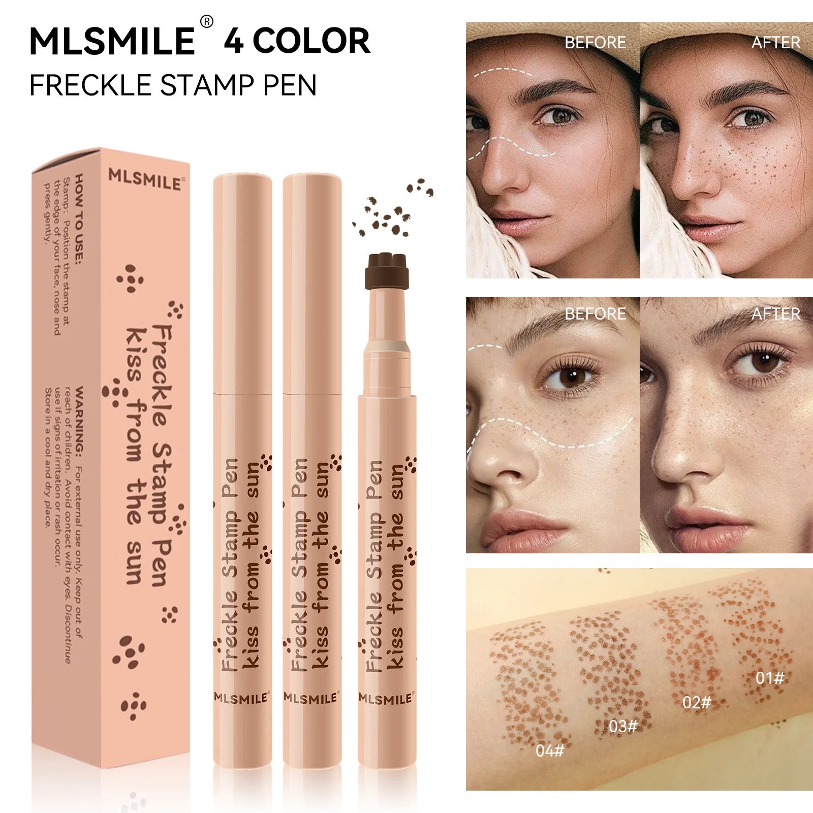 Natural Freckle Pen – Waterproof Face Dot Makeup