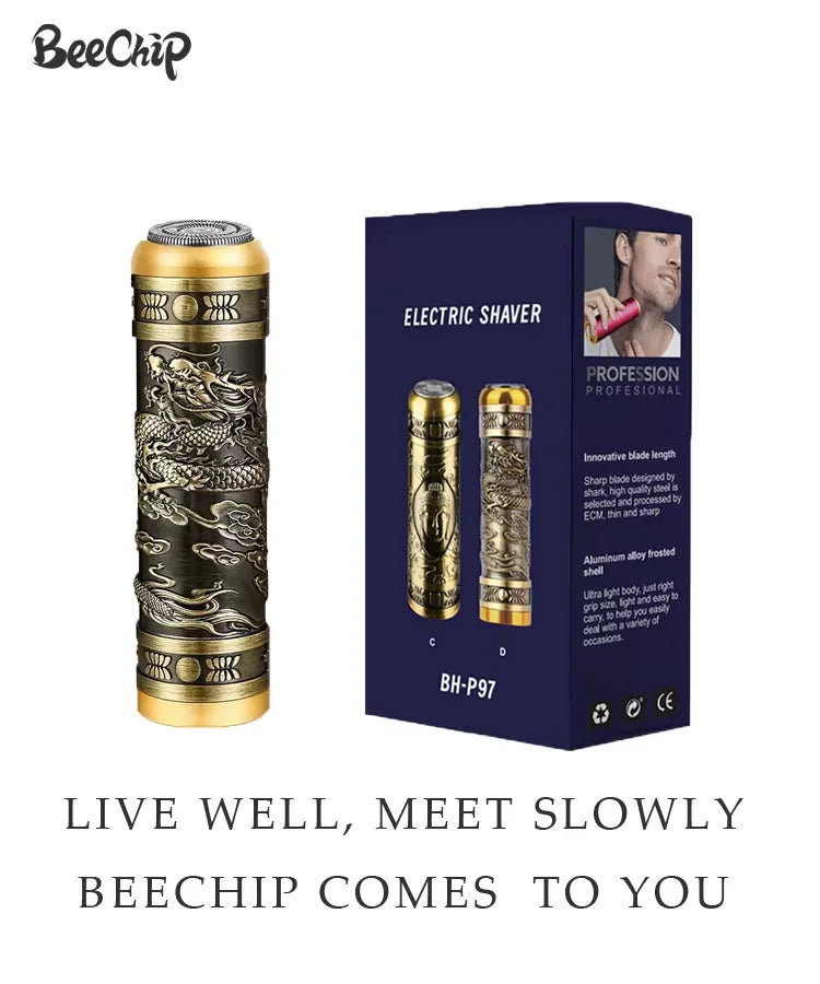 Dragon Head Mini USB Shaver for Men