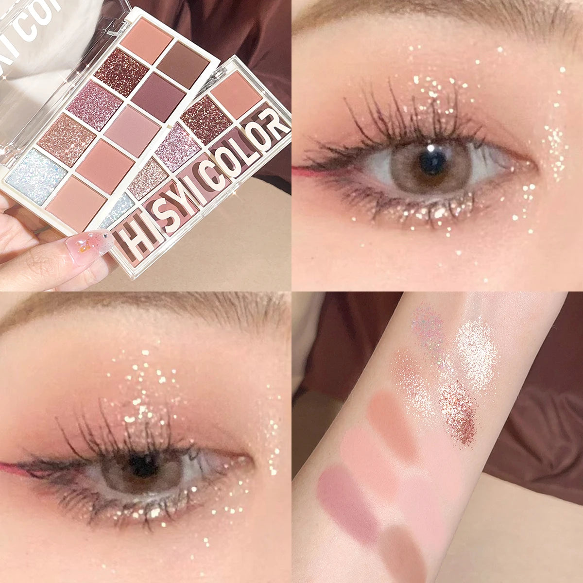 Star Rejuvenation 10-Color Eyeshadow Palette – Pearl & Matte