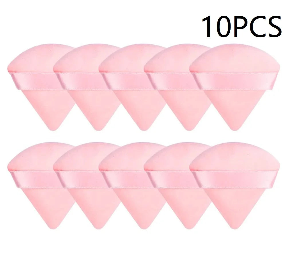 10PCS Triangle Makeup Sponge Puff Set