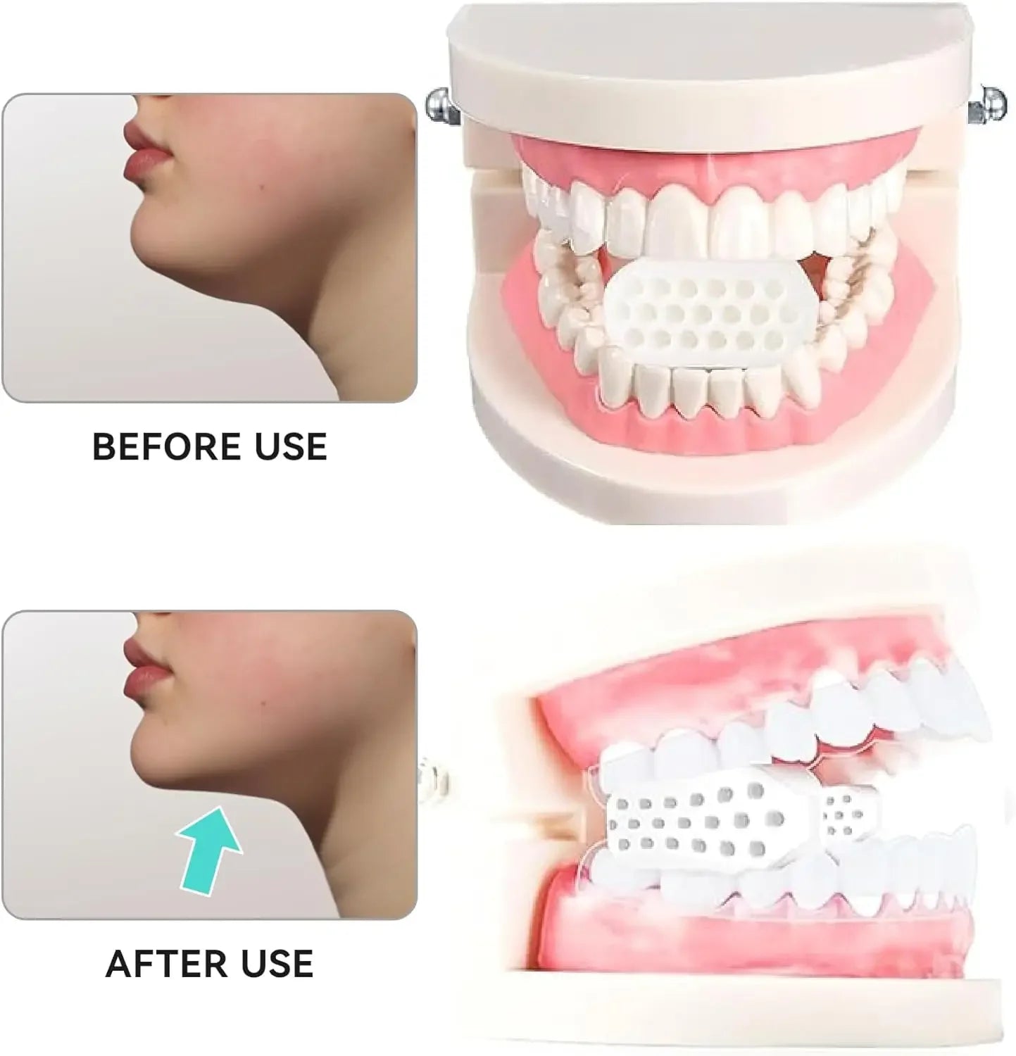 Silicone Jaw Exerciser – Jawline Trainer & Face Slimmer