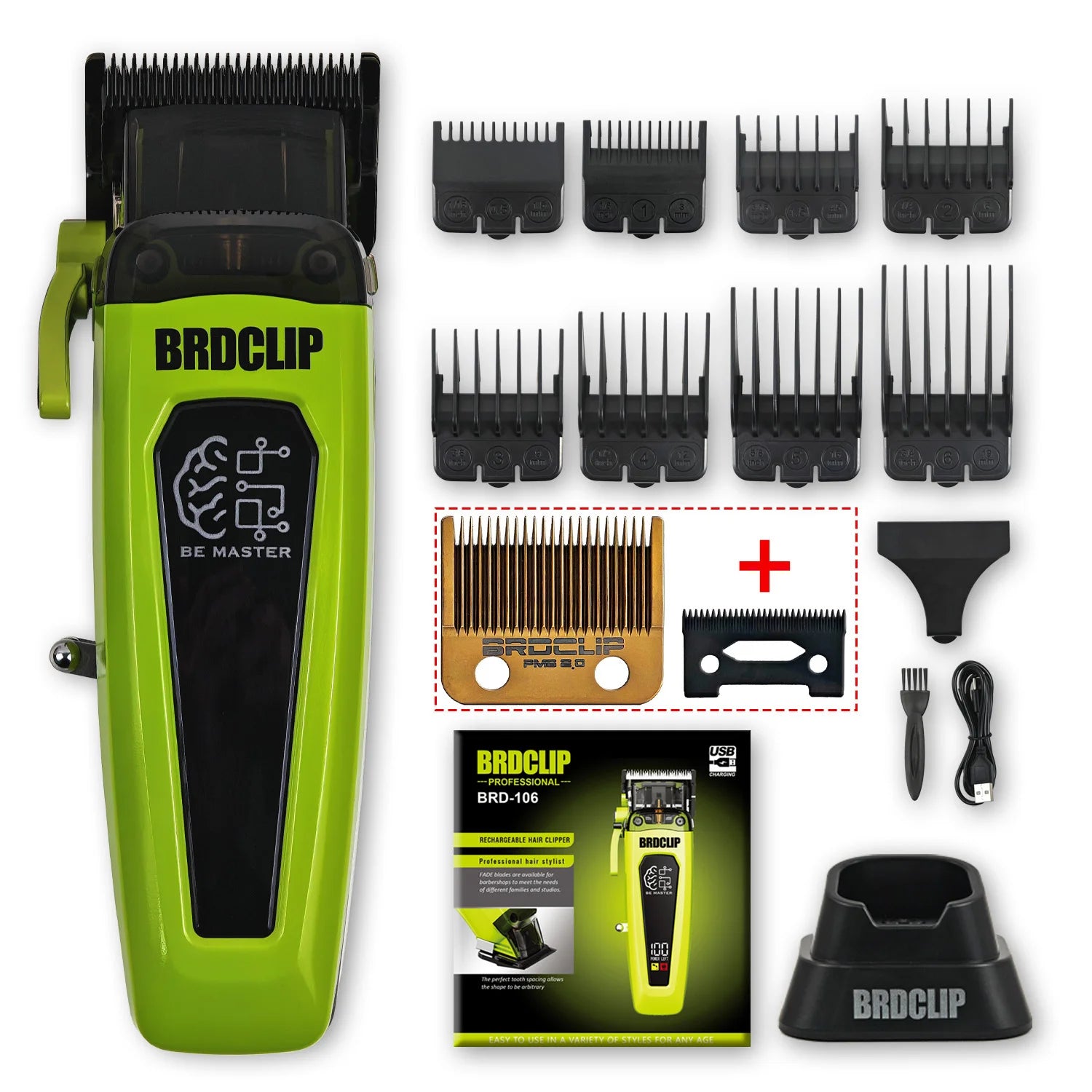 BRDCLIP Professional Hair Clipper – BRD 106 Trimmer