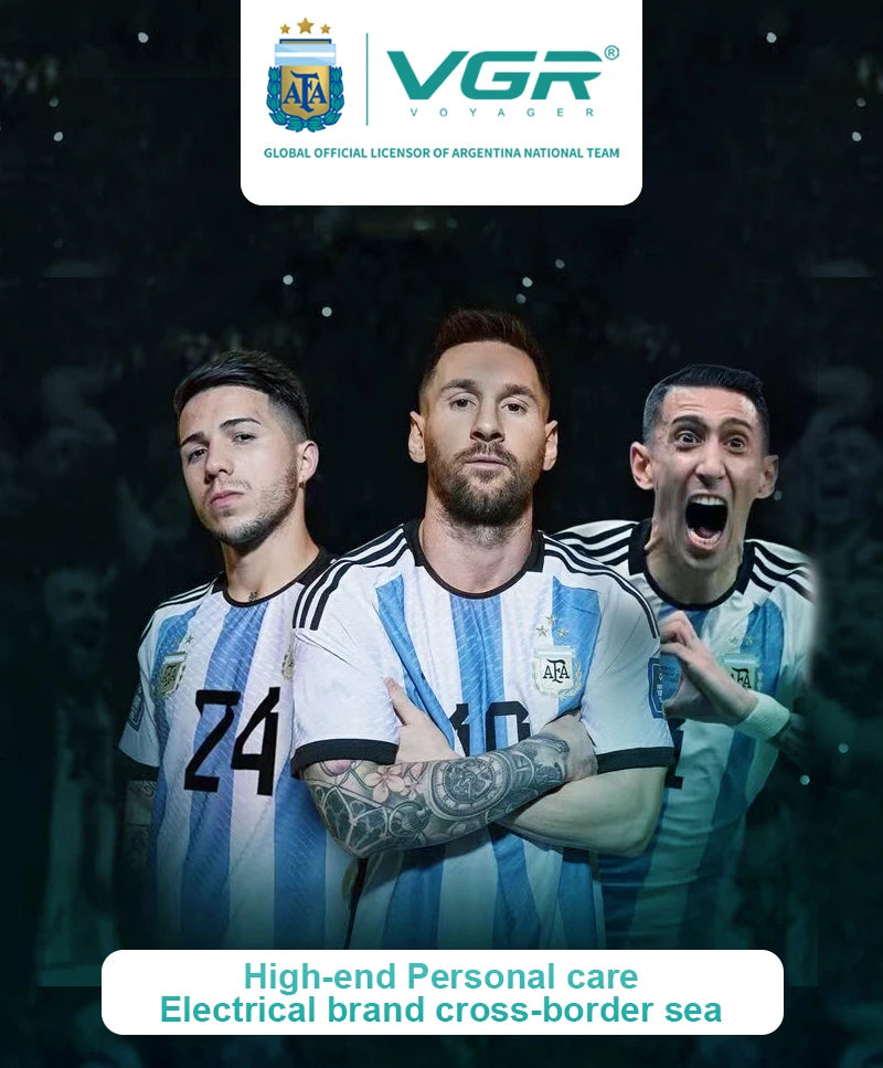 VGR V-390 Mini Cordless Beard Trimmer – Single Blade