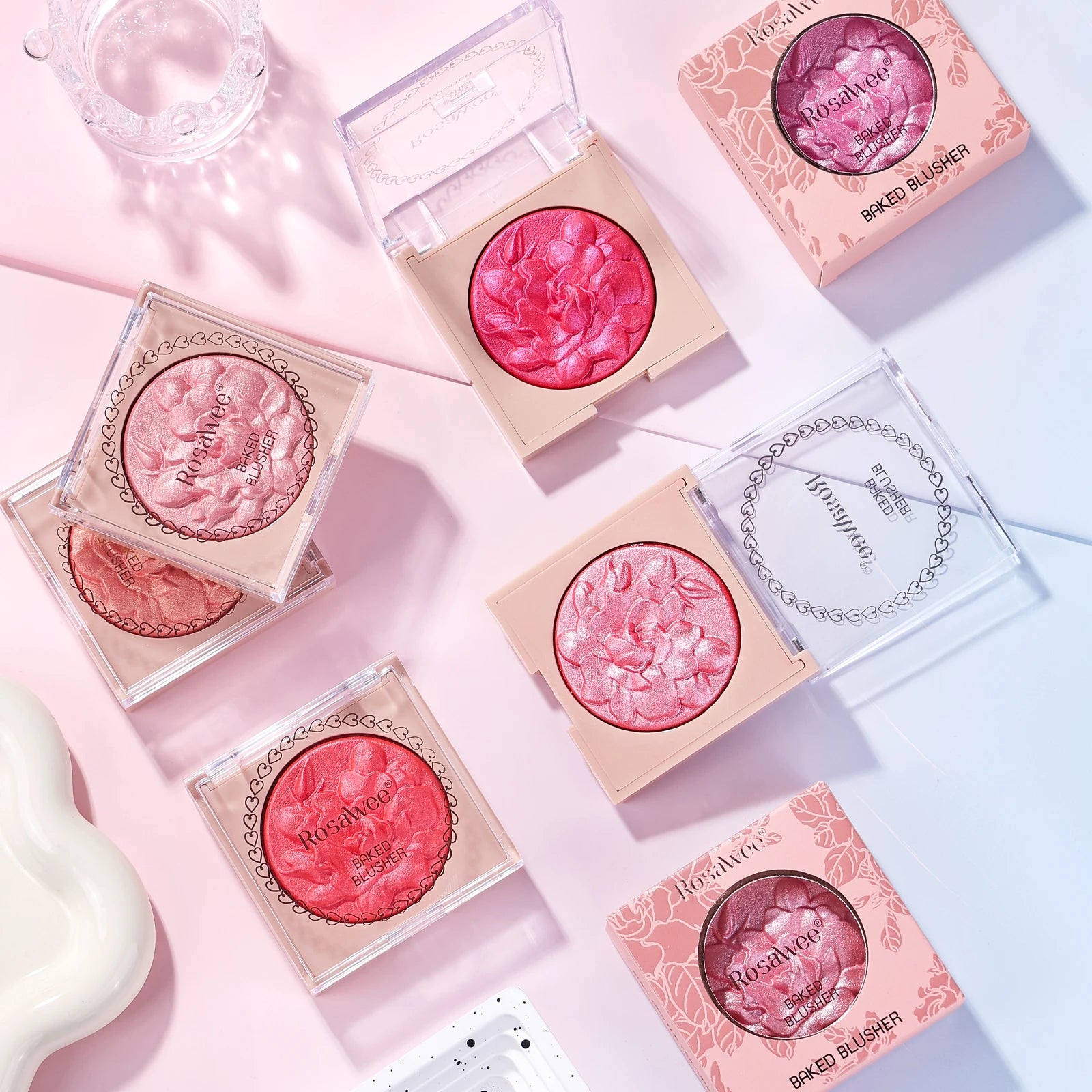 Pearlescent Shimmer Blush – Fine Powder, Single Color