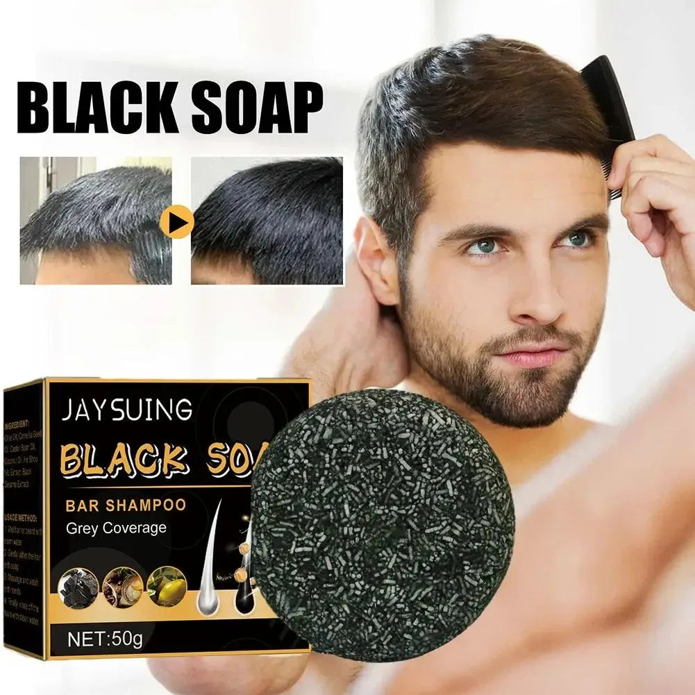 Hair Shampoo Soap Polygonum Multiflorum Black Soap