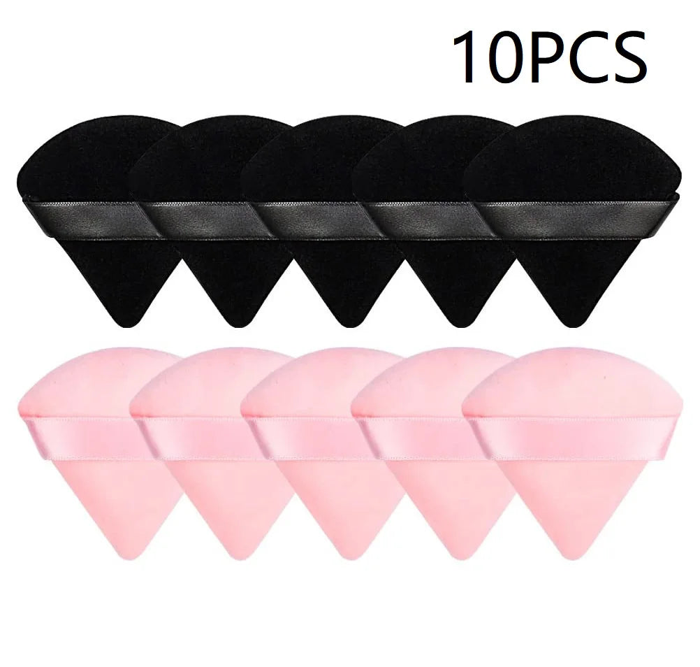 10PCS Triangle Makeup Sponge Puff Set