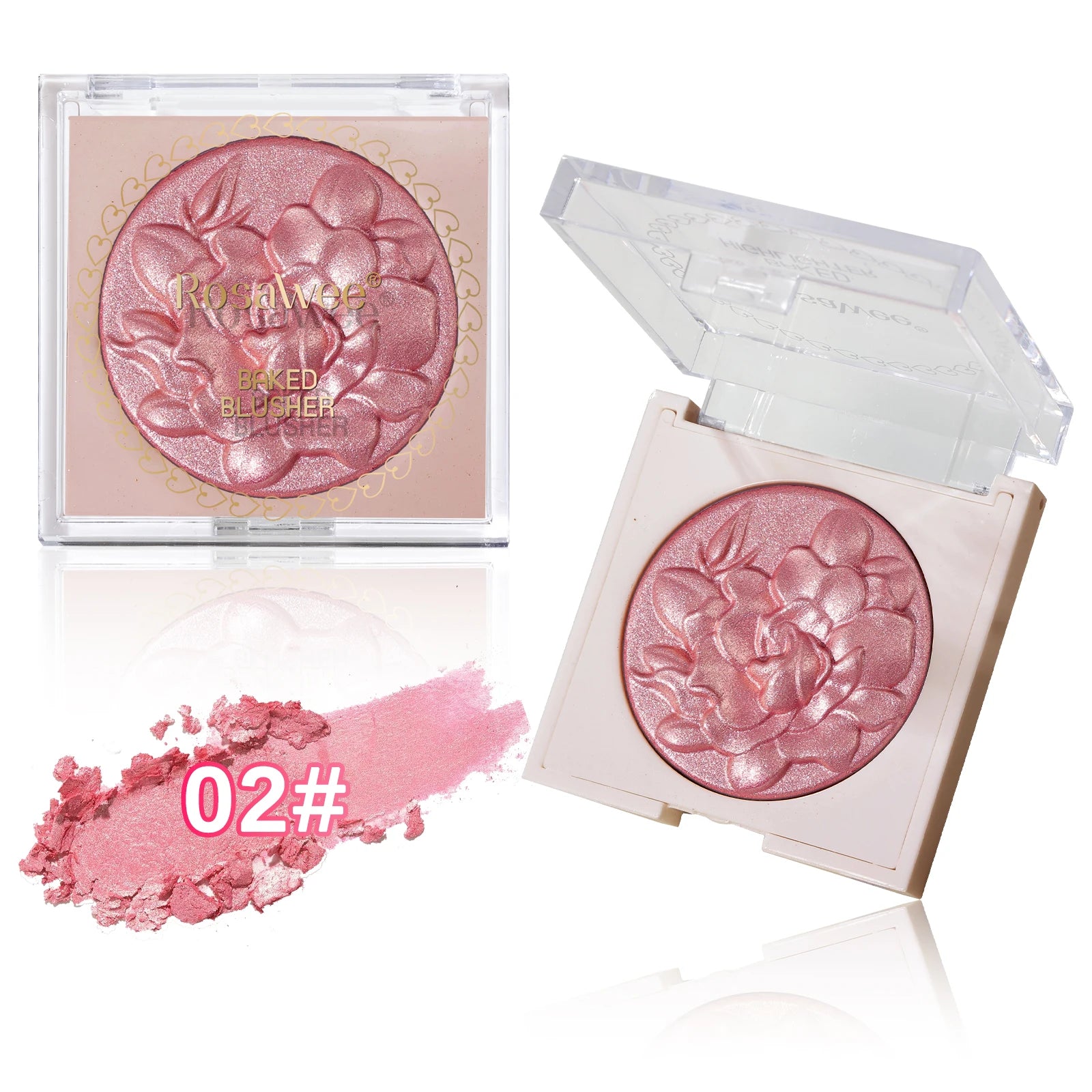 Pearlescent Shimmer Blush – Fine Powder, Single Color