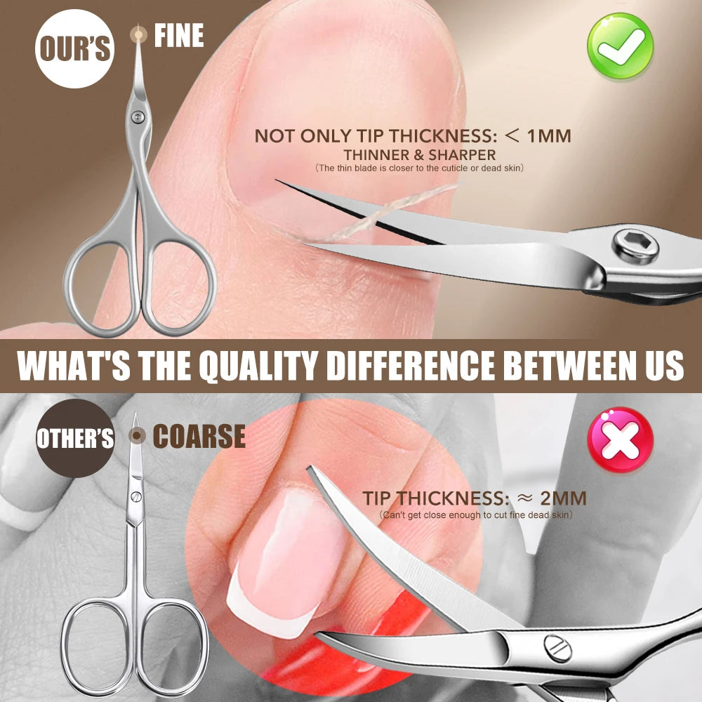 Stainless Steel Cuticle Scissors